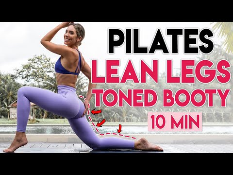 PILATES LONG LEAN LEGS & TONED BOOTY 🍑 Sculpt & Tone | 10 min Workout