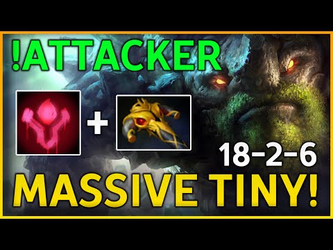 Attacker 8K MMR Mid Tiny - MASSIVE TINY! | Dota 2 VOD Full Game Pro Guide Gameplay