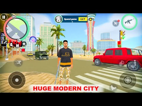 Vegas Crime:#2-Car Simulator-Crime War-Trolling Police-Crime War-Free Drive Gameplay (Android,iOS)