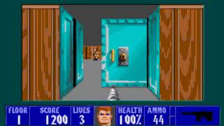 Unofficial Sega Mega Drive Port/Homebrew Of "Wolfenstein 3D" (RetroRobby)