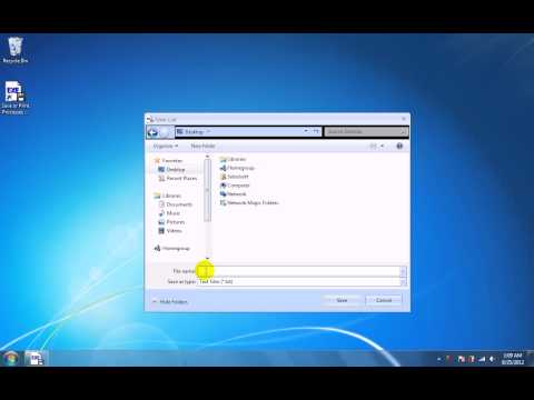 Save or Print Processes List From Windows Task Manager Software
