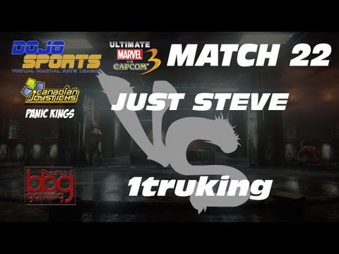 22 - DojosportsW4 UMvC3 - CanJS_PK vs BBG - Just Steve vs 1truking