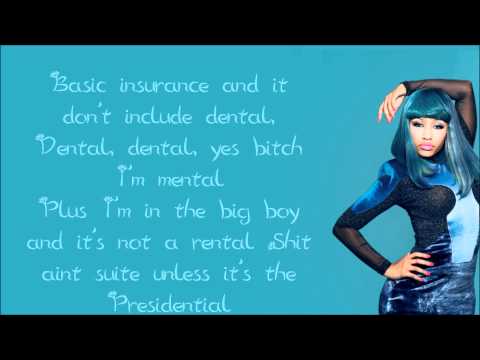 Nicki Minaj - I ain't Thru Verse Lyrics Video