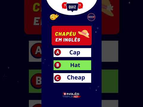 🤓Como se diz cinto em ingles #ingles #quizingles