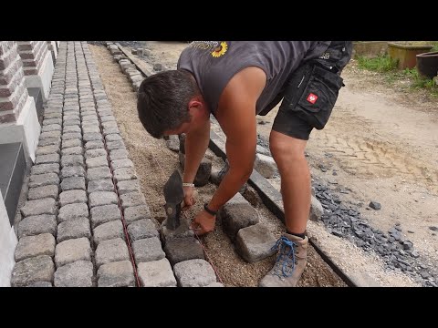 Naturstein richtig pflastern | in der ungebunden Bauweise