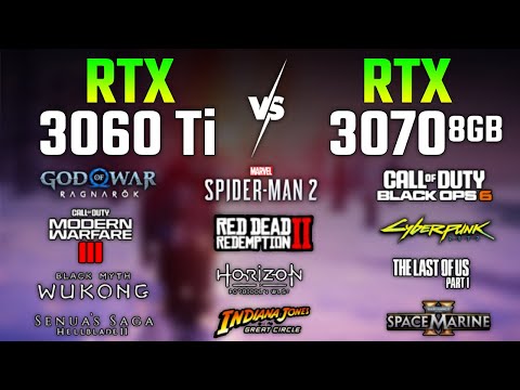 RTX 3060 Ti vs RTX 3070 in 2025 | Test in 12 Games | 1080p
