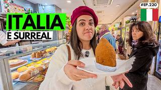 UM DIA TODO PROVANDO COMIDAS TÍPICAS da ITÁLIA 🇮🇹