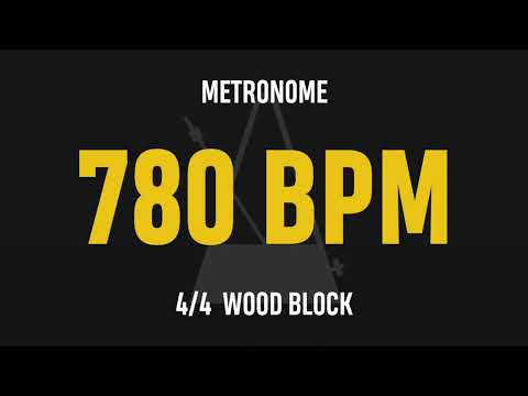 780 BPM 4/4 - Best Metronome (Sound : Wood block)