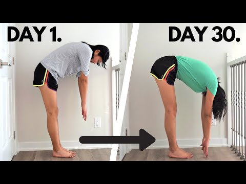 I touched my toes for the first time AFTER stretching EVERYDAY for 30 days
