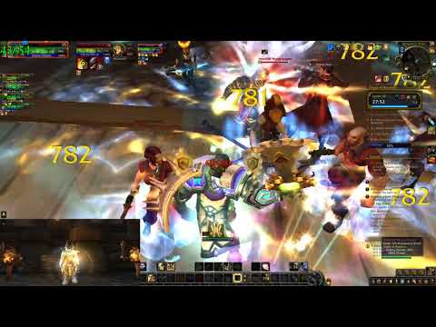 WOW BFA Siege of Boralus M+10 Paladin tank Rogues burst 18k DPS