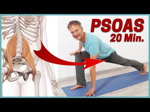 20 min. intensive PSOAS stretch (helps with stress & back pain)