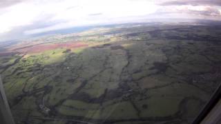 preview picture of video 'Runway 32 Take-off from Leeds Bradford Airport, West Yorkshire, England - 22nd August, 2014'