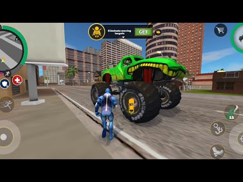 rope hero vice town monster truck | rope Hero vice town