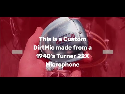 Custom DirtMic-01 made from 1940's Turner 22X