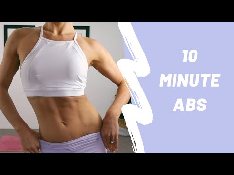 10 MINUTE AB WORKOUT || At Home + No Equipment
