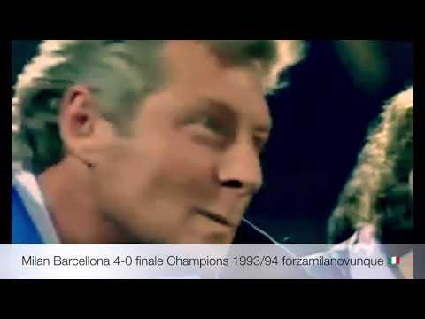 Milan Barcellona 4-0 finale di Champions 🏆League 1993/94 un Milan 🇮🇹 stellare il più bello