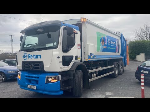 Re-Turn Ireland 2023 Renault D26 wide with Olympus 26 ton body with Terberg Beta bin lifts