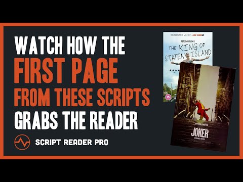 Watch How the First Page from These Scripts Grabs the Reader | Script Reader Pro