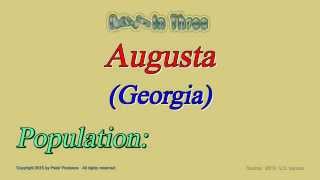 Augusta Georgia Population 2010 - Digits in Three