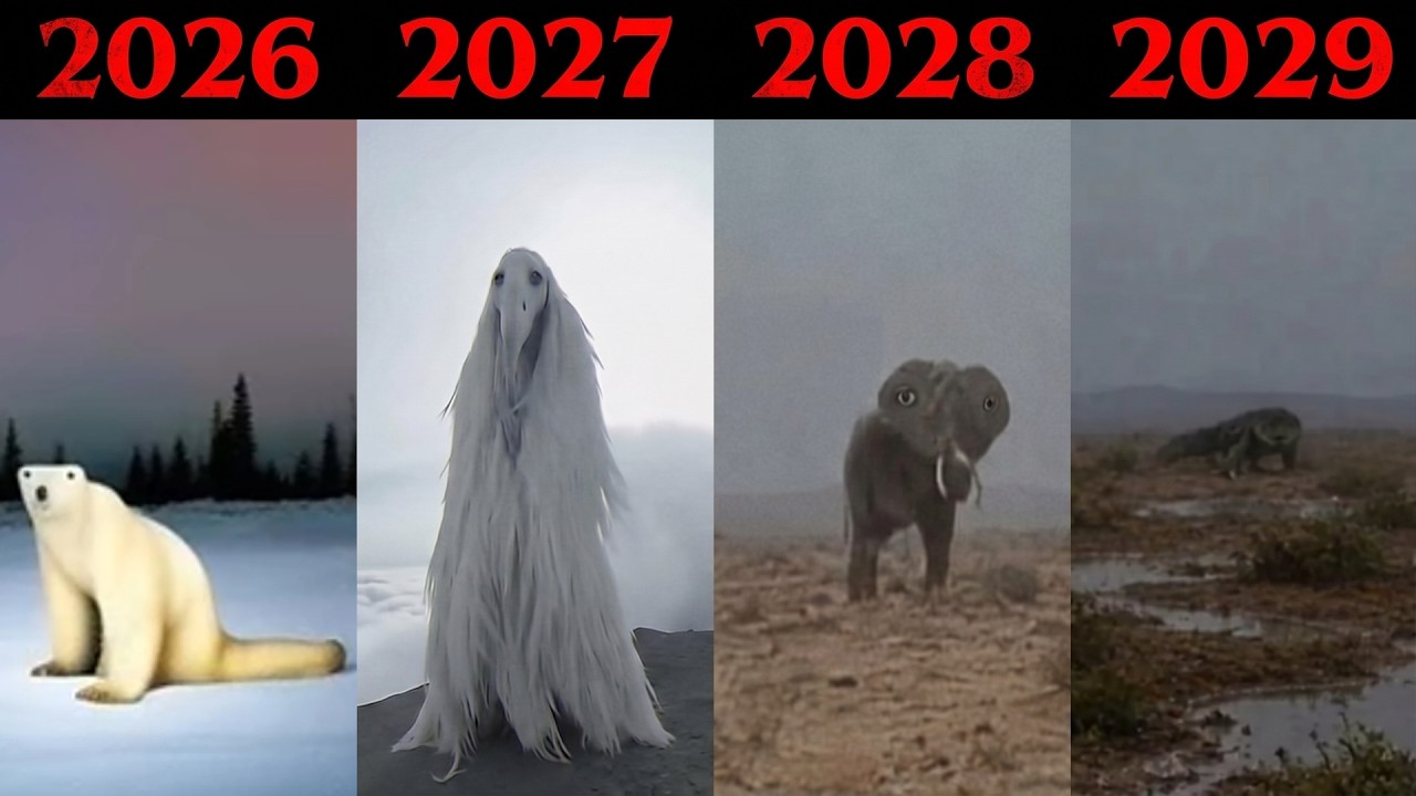 Polar Bear 2026 vs Bird 2027 vs Elephant 2028 vs Crocodiles 2029