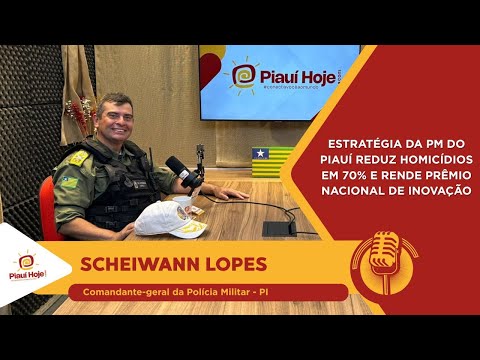 Estratégia da PM do Piauí reduz homicídios em 70% e rende prêmio nacional de inovação