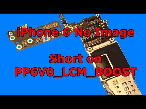 iPhone 6 no image solution - strange short on PP6V0_LCM_BOOST