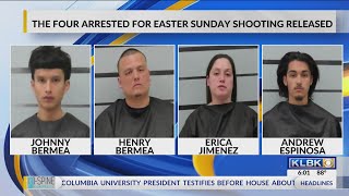 4 arrested in deadly gunfight released from jail