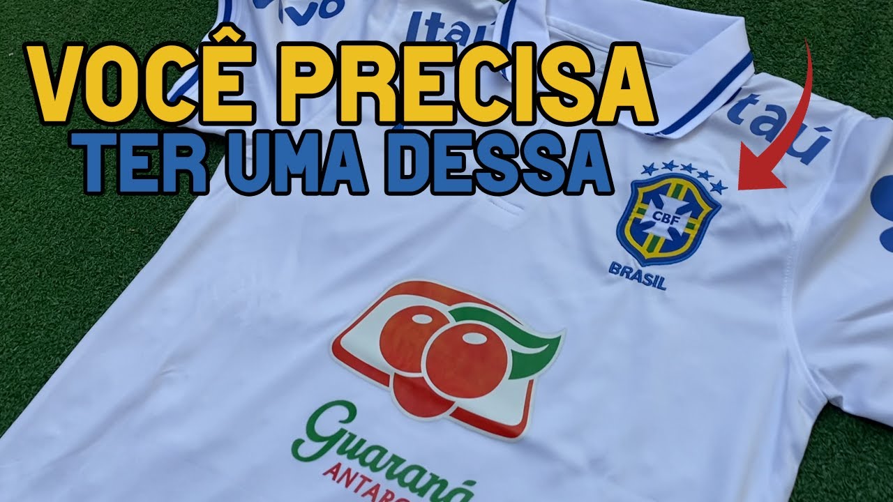 Watch Now Camisa da Seleção Brasileira Branca 2022🤩 | Camisa Tailandesa 1:1 Camisa da Seleção Brasileira Branca 2022🤩 | Camisa Tailandesa 1:1