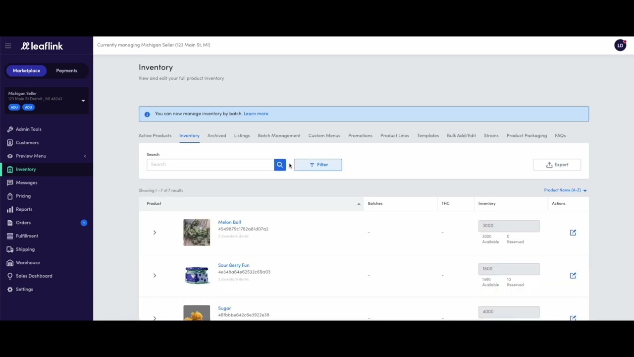 LeafLink Tutorials: Facility Management