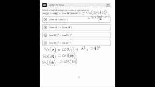 #SAT Math Review: Bluebook Exam 7, Math Module 1, Problem 22 #satmath #satprep