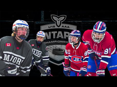 U15 AAA #1 Toronto Junior Canadiens VS #3 Markham Majors | All Ontario Hockey Championship Finals