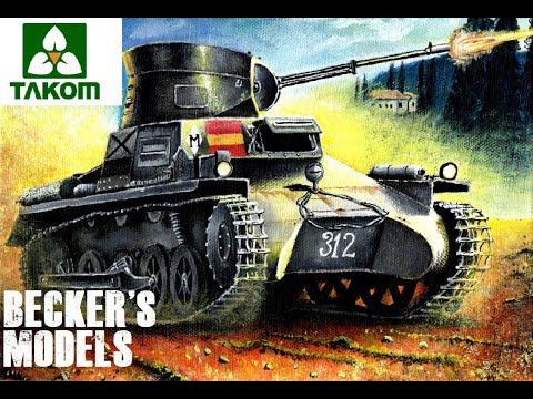 AMMO aka Takom 1/16 Panzer I Breda - REVIEW