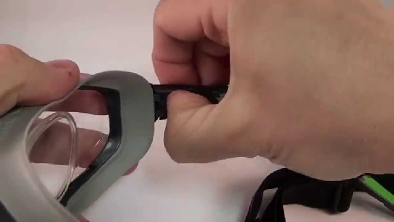 Masque de protection MXG à la vue: Comment installer le bandeau 