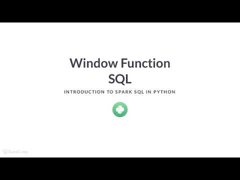 Python Tutorial Window Function Sql