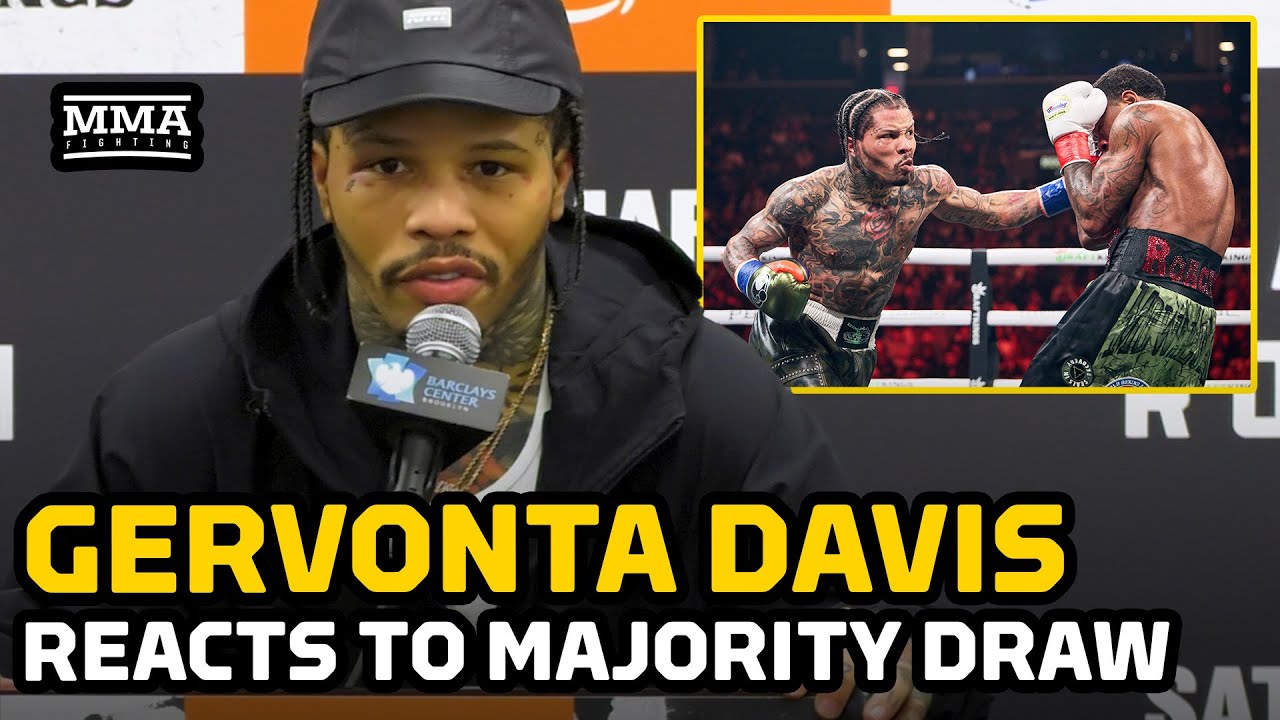 Gervonta Davis Reacts To Draw Against Lamont Roach Jr, Explains Taking Knee In Round 9