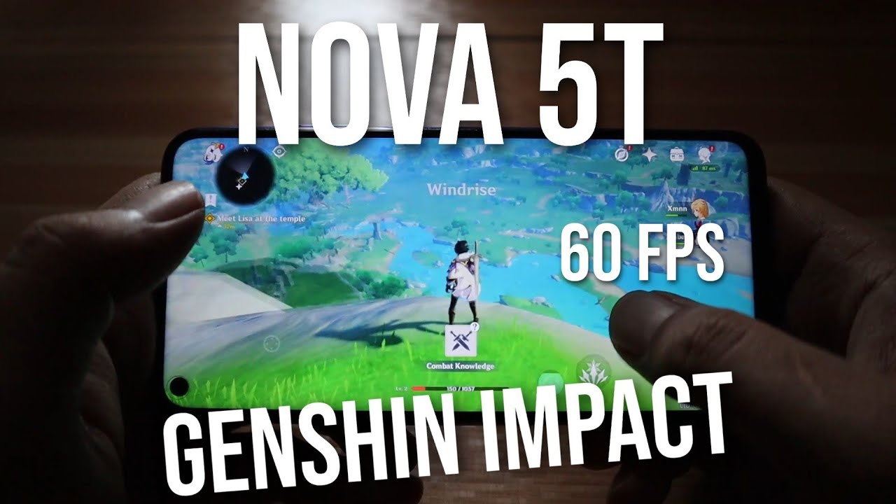 Huawei Nova 5T | Genshin Impact Highest Graphics 60 FPS Gameplay