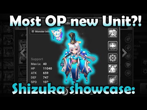 Shizuka Showcase - Most OP new unit?! s2 revive testing - Summoners War