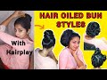 Hair Oiled Bun Different Styles Of Bun Longhair Naturalhair Requestedvideo SharmysVlogs