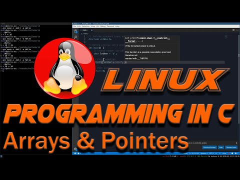 Learn C Programming Tutorial for Linux 2: Arrays & Pointers