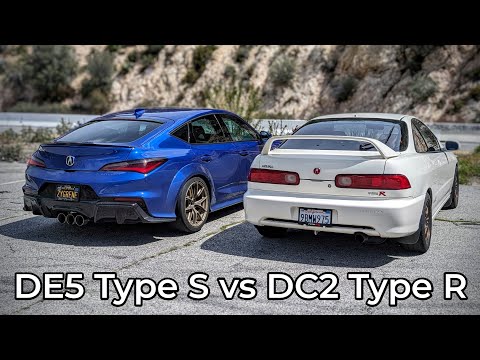 Thumbnail for 1998 Acura Integra Type R vs 2024 Acura Integra Type S - Head to Head Review! by Performance car, SEAT, Acura, Car