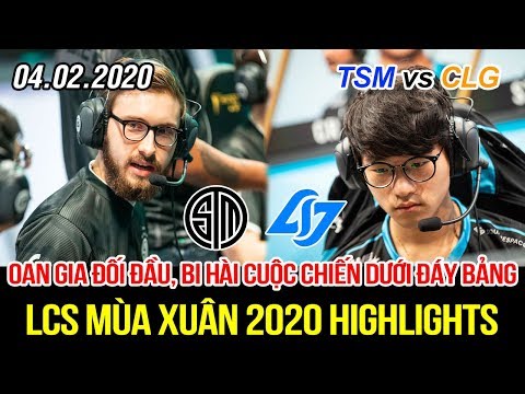 [LCS 2020] TSM vs CLG Highlights | Crown đại chiến Bjergsen, bi hài trận đấu dưới đáy bảng xếp hạng