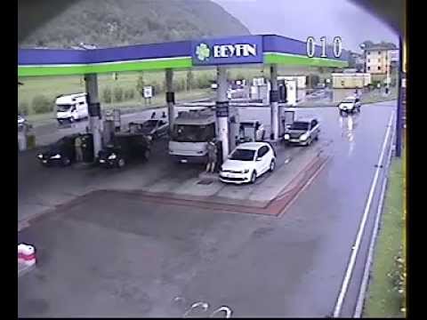 Lancia Delta Integrale Crash in Italy - Incidente Lancia Delta