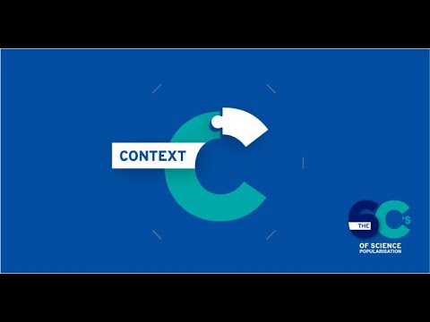 The 6C's of science popularisation by Agent Majeur: Context