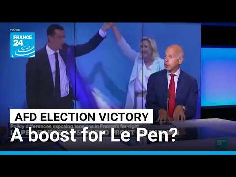 Will AfD win in Germany boost France's far right?