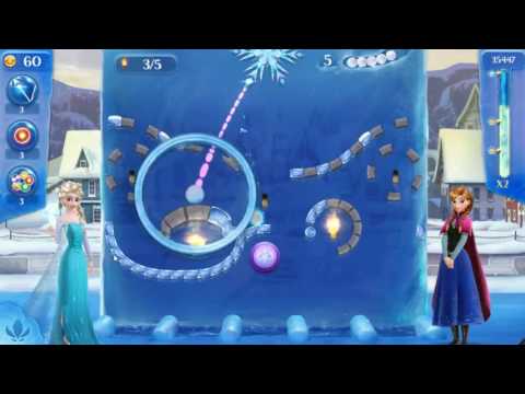 Frozen Free Fall: Icy Shot Level 73 - NO BOOSTERS ☃☃☃