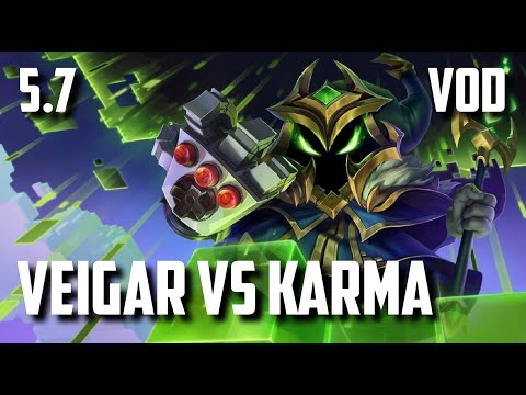 Veigar Mid vs Karma | League of Legends Patch 5.7 VOD #11