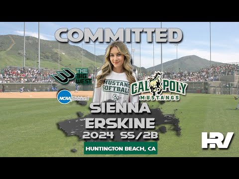 2024 Sienna Erskine 🥎 Committed to Cal Poly San Louis Obispo