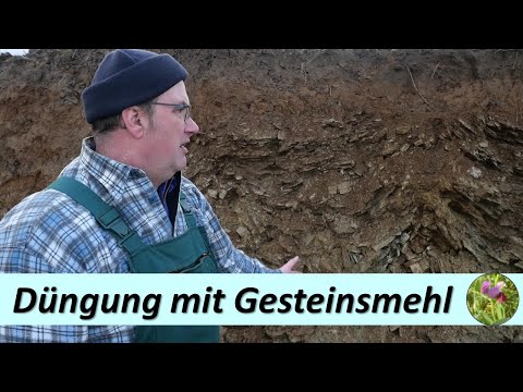 Düngung mit Gesteinsmehl