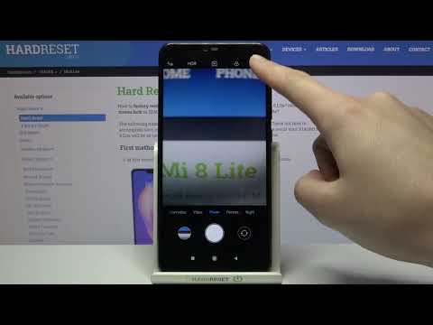 How to Turn On/Off Mirror Effect in XIAOMI Mi 8 Lite Camera