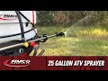 Fimco 25-Gallon ATV Sprayer with Stainless Steel 3-Nozzle Broadcast Boom